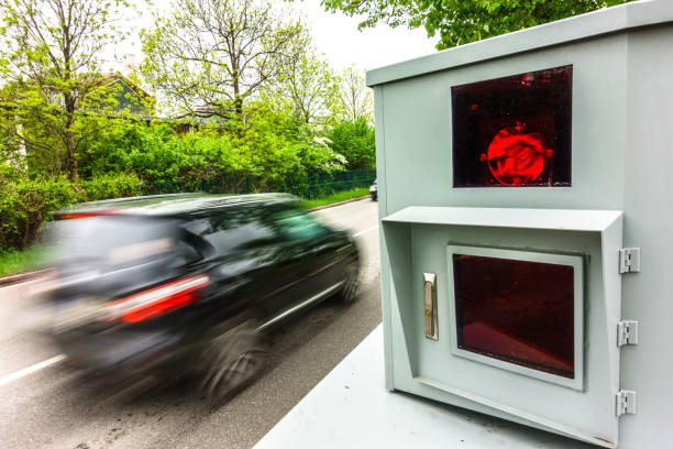 Blitzer am Straßenrand